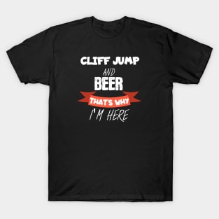 Cliff jumping T-Shirt